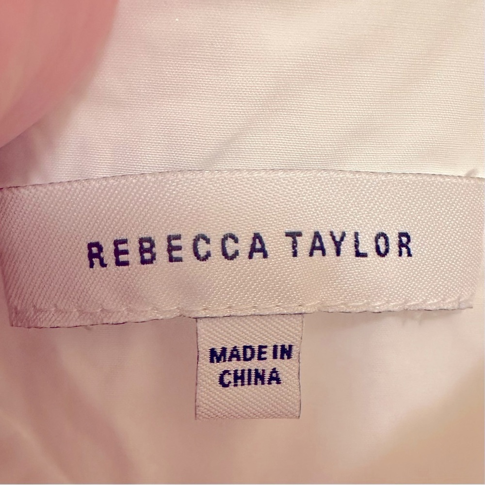 Rebecca Taylor white smocked cotton dress - Picture 9 of 15